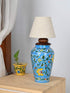 JAIPUR BLUE POTTERY HANDIYA TABLE LAMP WITH OUT SHADE